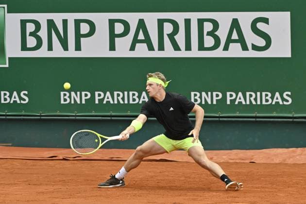 Tennis : Rolex Monte Carlo Masters 2025 - ATP, Tennis Herren - 07 04 2025 Tennis : Rolex Monte Carlo Masters 2025 - Atp - Alejandro Davidovich Fokina Monaco  Copyright: xChryslenexCaillaudx