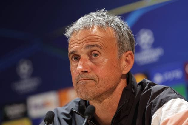 Football, CL, Paris St Germain, Press conference