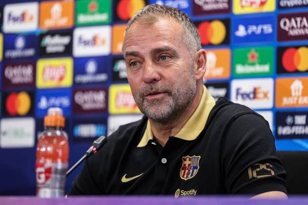 Football, CL, FC Barcelona, Press conference