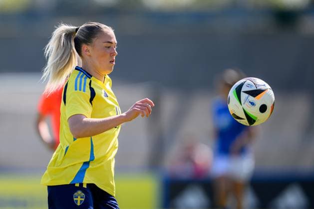 250408 Ida Björnberg of Sweden during the UEFA Women s Under 19 Euro Qualifier football match between Italy and Sweden on April 8, 2025 in Forli Photo Cristiano Mazzi BILDBYRAN code XY XY0057 fotboll football soccer fotball f19 landslag em kval euro qualifier italy sverige sweden dam bbeng  Copyright: CRISTIANOxMAZZI BB250408BB399