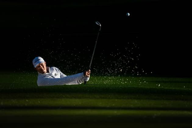 250408 Matthew Fitzpatrick of England during a practice round prior to the 2025 Masters Golf Tournament on April 8, 2025 in Augusta Photo Petter Arvidson BILDBYRAN kod PA PA1005 golf masters bbeng the masters augusta  Copyright: PETTERxARVIDSON BB250408PA001