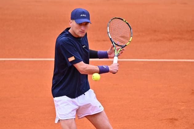 Atkinson Monza Open 2025 Raphael Collignon of Belgium participates in the ATP, Tennis Herren Challenger Atkinson Monza Open 2025 at Villa Reale Tennis in Monza, Italy, on April 8, 2023. Monza Italy  Copyright: xMichelexMaravigliax originalFilename:maraviglia-tennisat250408_np1Jq.jpg