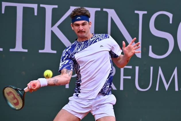 Atkinson Monza Open 2025 Thiago Seyboth Wild of Brazil participates in the ATP, Tennis Herren Challenger Atkinson Monza Open 2025 at Villa Reale Tennis in Monza, Italy, on April 8, 2023. Monza Italy  Copyright: xMichelexMaravigliax originalFilename:maraviglia-tennisat250408_npeTm.jpg