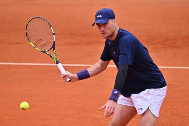 Atkinson Monza Open 2025 Raphael Collignon of Belgium participates in the ATP, Tennis Herren Challenger Atkinson Monza Open 2025 at Villa Reale Tennis in Monza, Italy, on April 8, 2023. Monza Italy  Copyright: xMichelexMaravigliax originalFilename:maraviglia-tennisat250408_npizf.jpg