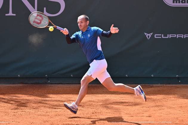 Atkinson Monza Open 2025 Daniel Evans of Great Britain participates in the ATP, Tennis Herren Challenger Atkinson Monza Open 2025 at Villa Reale Tennis in Monza, Italy, on April 8, 2023. Monza Italy  Copyright: xMichelexMaravigliax originalFilename:maraviglia-tennisat250408_npjY6.jpg