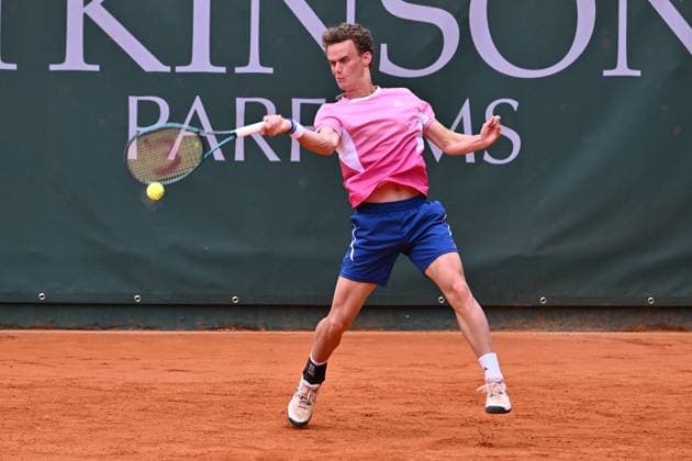 Atkinson Monza Open 2025 Luca van Assche of France participates in the ATP, Tennis Herren Challenger Atkinson Monza Open 2025 at Villa Reale Tennis in Monza, Italy, on April 8, 2023. Monza Italy  Copyright: xMichelexMaravigliax originalFilename:maraviglia-tennisat250408_nptbT.jpg