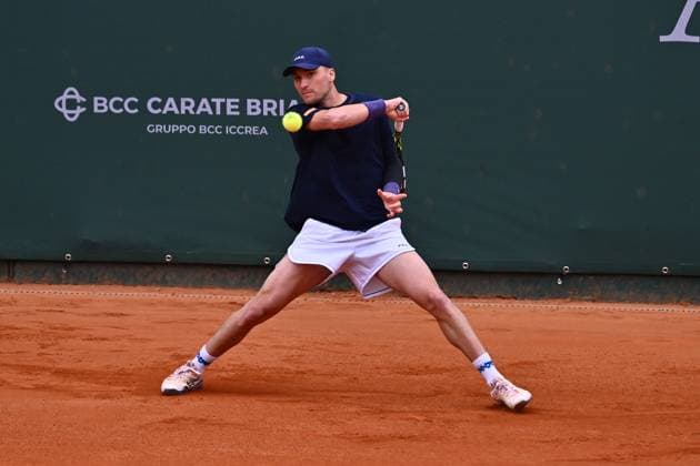 Atkinson Monza Open 2025 Raphael Collignon of Belgium participates in the ATP, Tennis Herren Challenger Atkinson Monza Open 2025 at Villa Reale Tennis in Monza, Italy, on April 8, 2023. Monza Italy  Copyright: xMichelexMaravigliax originalFilename:maraviglia-tennisat250408_npXPE.jpg
