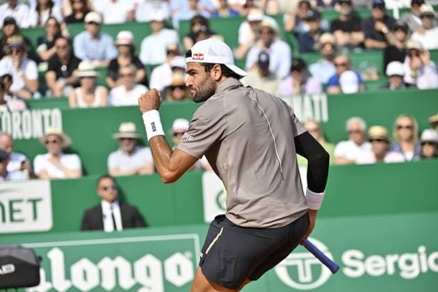 Tennis : Rolex Monte Carlo Masters 2025 - ATP, Tennis Herren - 08 04 2025 Tennis : Rolex Monte Carlo Masters 2025 - Atp - Matteo Berrettini Monaco  Copyright: xChryslenexCaillaudx