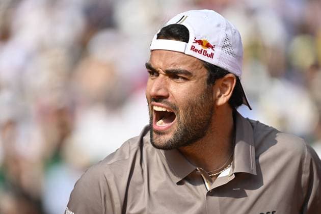 Tennis : Rolex Monte Carlo Masters 2025 - ATP, Tennis Herren - 08 04 2025 Tennis : Rolex Monte Carlo Masters 2025 - Atp - Matteo Berrettini Monaco  Copyright: xChryslenexCaillaudx