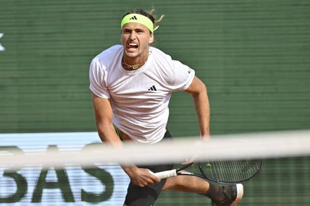 Tennis : Rolex Monte Carlo Masters 2025 - ATP, Tennis Herren - 08 04 2025 Tennis : Rolex Monte Carlo Masters 2025 - Atp - Alexander Zverev Monaco  Copyright: xChryslenexCaillaudx