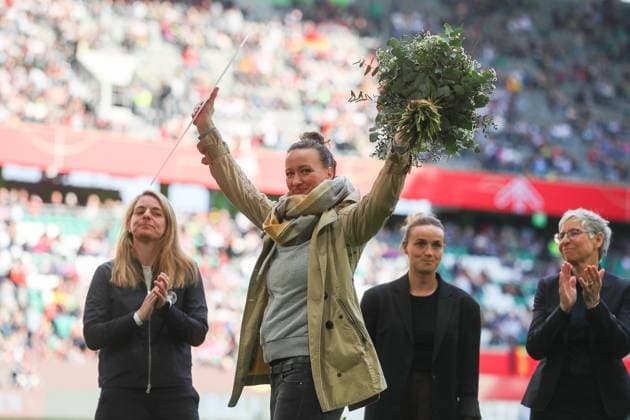 Germany Scotland, DFB Women Wolfsburg, 08 04 2025, Football, UEFA Women s Nations League 2025, Germany Scotland, Farewell to Almuth Schult and Lina Magull Wolfsburg