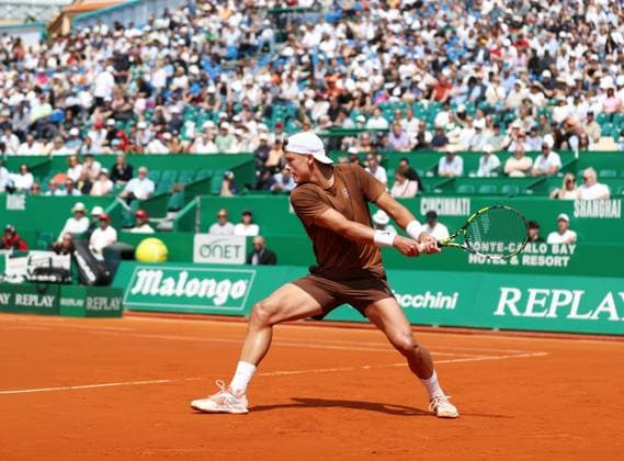 Rolex Monte-Carlo Masters PHOTOPQR NICE MATIN Dylan Meiffret ; Monaco ; 08 04 2025 ; 1ers tours du Rolex Monte-Carlo Masters. ICI : Holger Rune Rolex Monte-Carlo Masters at Monte-Carlo Country Club on April 8, 2025 Monaco France  Copyright: xPHOTOPQR NICExMATIN MAXPPPxDylanxMeiffretx 20250408NIM0040 20250408NIM0040