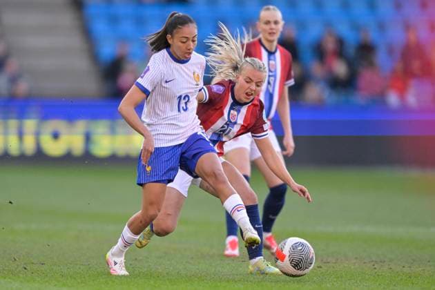 Football, Women, Nations League, Norway - France