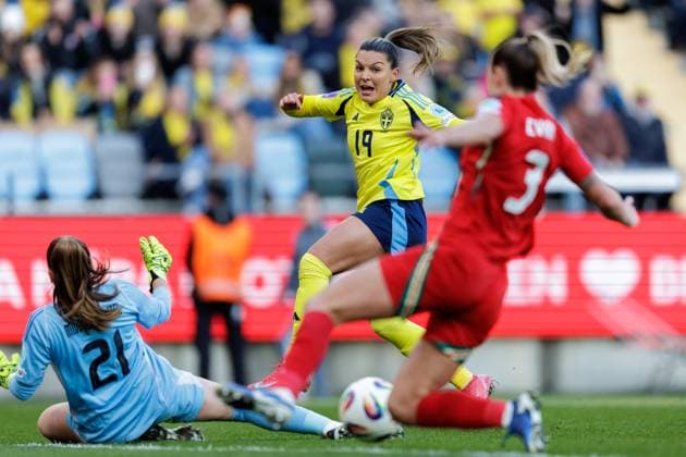 Football, Women, Nations League, Sweden - Wales