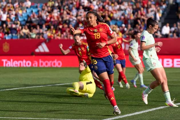 Football, Women, Nations League, Spain - Portugal