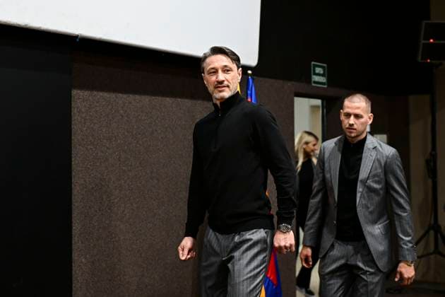 Head coach Niko Kovac Borussia Dortmund , Press conference before FC Barcelona vs Borussia Dortmund, Football, Champions League, Round of 16, 08 04 2025 Barcelona Catalonia Spain Copyright: xkolbert-press MarcxNiemeyerx