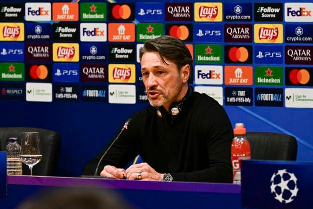 Head coach Niko Kovac Borussia Dortmund , Press conference before FC Barcelona vs Borussia Dortmund, Football, Champions League, Round of 16, 08 04 2025 Barcelona Catalonia Spain Copyright: xkolbert-press MarcxNiemeyerx
