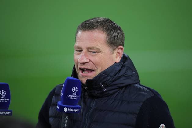 Football, Men, Champions League, 2024 2025 season, FC Bayern Munich Inter Milan, quarter-final first leg,Allianz Arena Max Eberl, Chief Sports Officer FC Bayern Munich in an interview
