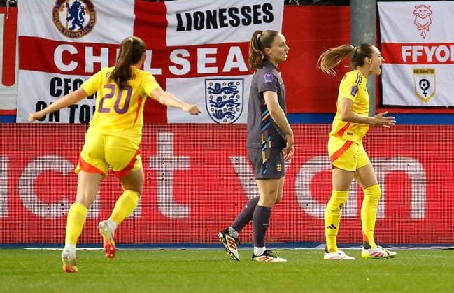 Sarah Wijnants of Belgium celebrates scoring a goal to make the score 1-0 Belgium Women v England Women, UEFA Women s Nations League - League A - Group 3, Football, The King Power At Den Dreef Stadium, Leuven, Belgium - 08 Apr 2025 EDITORIAL USE ONLY No use with unauthorised audio, video, data, fixture lists, club league logos or live services. Online in-match use limited to 120 images, no video emulation. No use in betting, games or single club league player publications. Copyright: xVandenxWijngaert Shutterstockx 15243592r