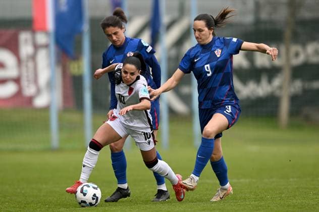 Football, Women, Nations League, Croatia - Albania