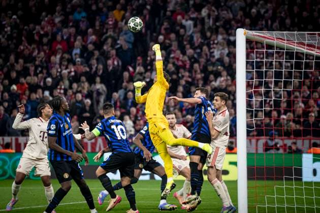 FOOTBALL : UEFA Champions League, FC Bayern Munich - Inter Milan, quarter-final, first leg, Allianz Arena. 08 04 2025 Yann Sommer 1  Copyright: xElyxandroxCEGARRAx