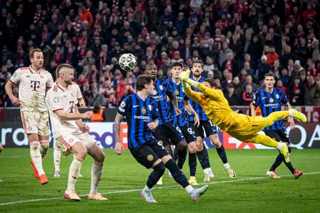 FOOTBALL : UEFA Champions League, FC Bayern Munich - Inter Milan, quarter-final, first leg, Allianz Arena. 08 04 2025 Yann Sommer 1  Copyright: xElyxandroxCEGARRAx