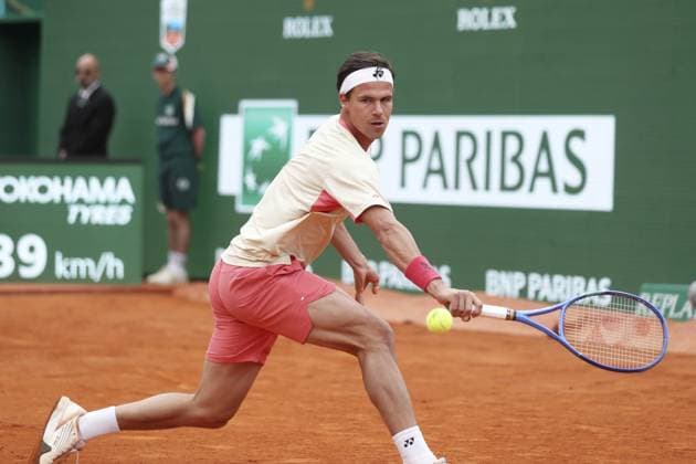 Rolex Monte-Carlo Masters PHOTOPQR NICE MATIN Dylan Meiffret ; Monaco ; 09 04 2025 ; Rolex Monte-Carlo Masters. ICI : Daniel Altmaier lors de son match contre Richard Gasquet Monaco France  Copyright: xPHOTOPQR NICExMATIN MAXPPPxDylanxMeiffretx 20250409NIM1247 20250409NIM1247