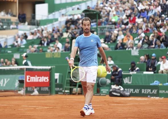 Rolex Monte-Carlo Masters PHOTOPQR NICE MATIN Dylan Meiffret ; Monaco ; 09 04 2025 ; Rolex Monte-Carlo Masters. ICI : Richard Gasquet lors de son match contre Daniel Altmaier Monaco France  Copyright: xPHOTOPQR NICExMATIN MAXPPPxDylanxMeiffretx 20250409NIM1254 20250409NIM1254