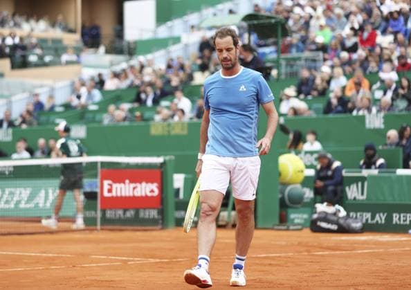 Rolex Monte-Carlo Masters PHOTOPQR NICE MATIN Dylan Meiffret ; Monaco ; 09 04 2025 ; Rolex Monte-Carlo Masters. ICI : Richard Gasquet lors de son match contre Daniel Altmaier Monaco France  Copyright: xPHOTOPQR NICExMATIN MAXPPPxDylanxMeiffretx 20250409NIM1257 20250409NIM1257