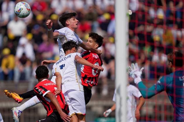 Dorian Paloschi ( Ac Milan ) during the Primavera Italy Cup final soccer match between Milan and Cagliari at Arena Civica Gianni Brera in Milan , North Italy - Wednesday April 09 , 2025 . - Soccer .  Copyright: xSpada LaPressex