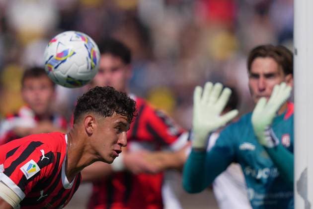 AC Milan s Adam Bakoune during the Primavera Italy Cup final soccer match between Milan and Cagliari at Arena Civica Gianni Brera in Milan , North Italy - Wednesday April 09 , 2025 . - Soccer .  Copyright: xSpada LaPressex