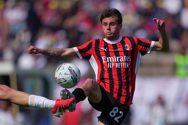 AC Milan s Diego Sia during the Primavera Italy Cup final soccer match between Milan and Cagliari at Arena Civica Gianni Brera in Milan , North Italy - Wednesday April 09 , 2025 . - Soccer .  Copyright: xSpada LaPressex