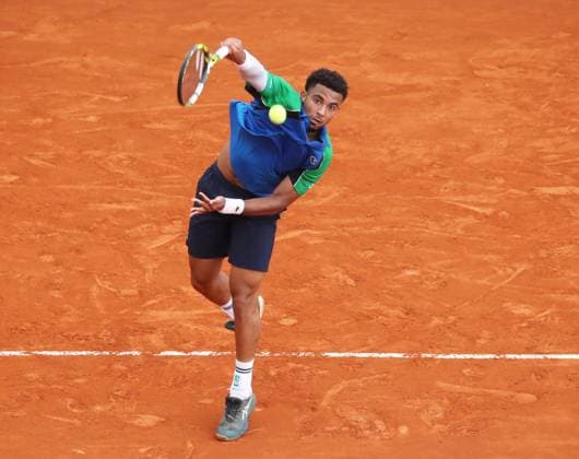 Rolex Monte-Carlo Masters PHOTOPQR NICE MATIN Dylan Meiffret ; Monaco ; 09 04 2025 ; Rolex Monte-Carlo Masters. ICI : Arthur Fils lors de son match contre Flavio-Cobolli, qu il remportera Rolex Monte-Carlo Masters at Monte-Carlo Country Club on April 9, 2025 Monaco France  Copyright: xPHOTOPQR NICExMATIN MAXPPPxDylanxMeiffretx 20250409NIM1831 20250409NIM1831