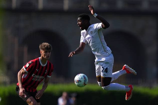 Cagliari s Yael Trepy during the Primavera Italy Cup final soccer match between Milan and Cagliari at Arena Civica Gianni Brera in Milan , North Italy - Wednesday April 09 , 2025 . - Soccer .  Copyright: xSpada LaPressex
