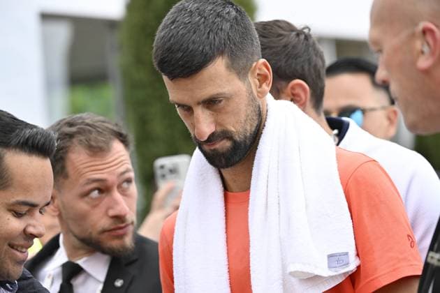 Tennis : Rolex Monte Carlo Masters 2025 - ATP, Tennis Herren - 08 04 2025 Tennis : Rolex Monte Carlo Masters 2025 - Atp - Novak Djokovic Monaco  Copyright: xChryslenexCaillaudx