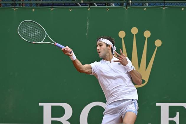 Tennis : Rolex Monte Carlo Masters 2025 - ATP, Tennis Herren - 08 04 2025 Tennis : Rolex Monte Carlo Masters 2025 - Atp - Tomas Martin Etcheverry Monaco  Copyright: xChryslenexCaillaudx