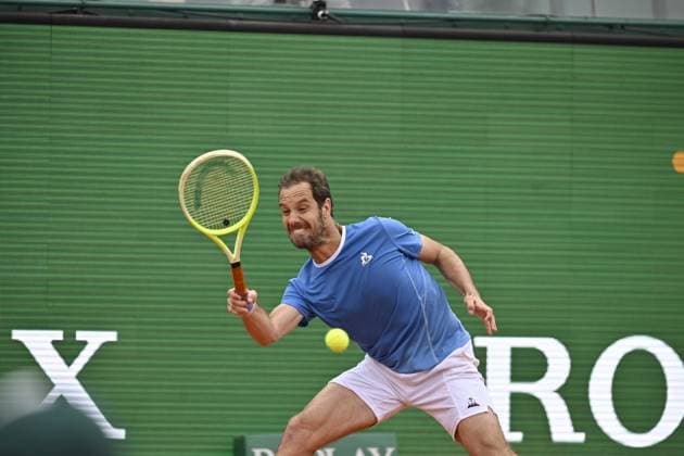 Tennis : Rolex Monte Carlo Masters 2025 - ATP, Tennis Herren - 08 04 2025 Tennis : Rolex Monte Carlo Masters 2025 - Atp - Richard Gasquet Monaco  Copyright: xChryslenexCaillaudx
