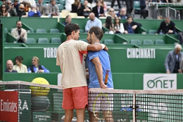 Tennis : Rolex Monte Carlo Masters 2025 - ATP, Tennis Herren - 08 04 2025 Tennis : Rolex Monte Carlo Masters 2025 - Atp - Richard Gasquet Monaco  Copyright: xChryslenexCaillaudx