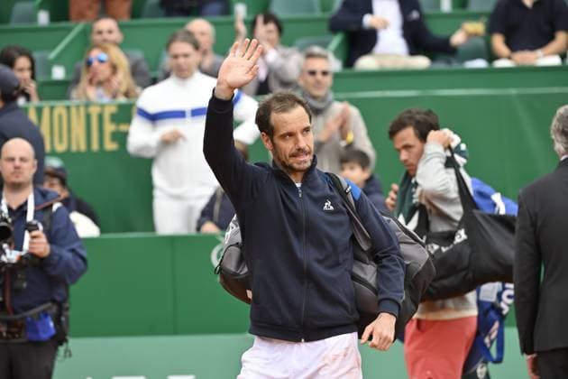 Tennis : Rolex Monte Carlo Masters 2025 - ATP, Tennis Herren - 08 04 2025 Tennis : Rolex Monte Carlo Masters 2025 - Atp - Richard Gasquet Monaco  Copyright: xChryslenexCaillaudx