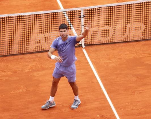 Rolex Monte-Carlo Masters PHOTOPQR NICE MATIN Dylan Meiffret ; Monaco ; 09 04 2025 ; Rolex Monte-Carlo Masters. ICI : Carlos Alcaraz gagne son match Monaco France  Copyright: xPHOTOPQR NICExMATIN MAXPPPxDylanxMeiffretx 20250409NIM1967 20250409NIM1967