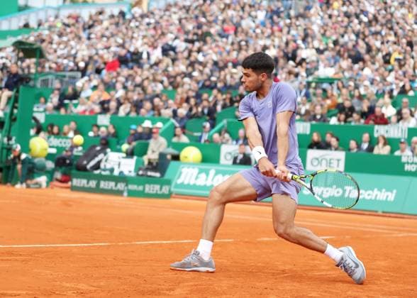 Rolex Monte-Carlo Masters PHOTOPQR NICE MATIN Dylan Meiffret ; Monaco ; 09 04 2025 ; Rolex Monte-Carlo Masters. ICI : Carlos Alcaraz Monaco France  Copyright: xPHOTOPQR NICExMATIN MAXPPPxDylanxMeiffretx 20250409NIM1990 20250409NIM1990