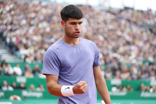 Rolex Monte-Carlo Masters PHOTOPQR NICE MATIN Dylan Meiffret ; Monaco ; 09 04 2025 ; Rolex Monte-Carlo Masters. ICI : Carlos Alcaraz Monaco France  Copyright: xPHOTOPQR NICExMATIN MAXPPPxDylanxMeiffretx 20250409NIM1996 20250409NIM1996