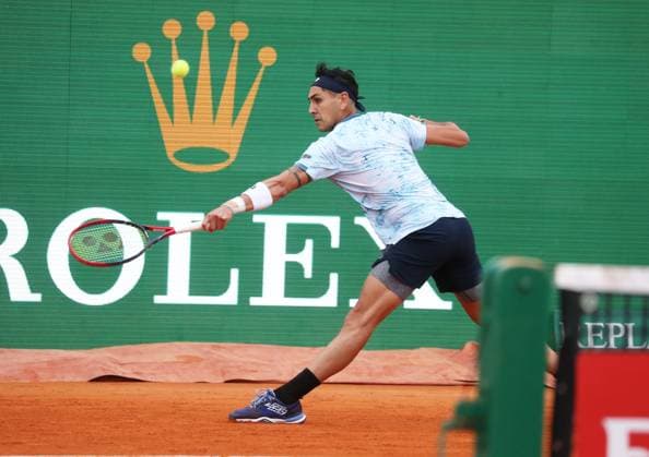 Rolex Monte-Carlo Masters PHOTOPQR NICE MATIN Dylan Meiffret ; Monaco ; 09 04 2025 ; Rolex Monte-Carlo Masters. ICI : Alejandro Tabilo Monaco France  Copyright: xPHOTOPQR NICExMATIN MAXPPPxDylanxMeiffretx 20250409NIM2409 20250409NIM2409