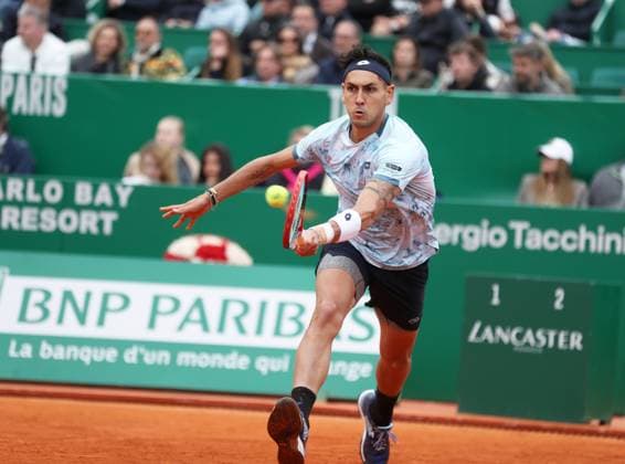 Rolex Monte-Carlo Masters PHOTOPQR NICE MATIN Dylan Meiffret ; Monaco ; 09 04 2025 ; Rolex Monte-Carlo Masters. ICI : Alejandro Tabilo Monaco France  Copyright: xPHOTOPQR NICExMATIN MAXPPPxDylanxMeiffretx 20250409NIM2424 20250409NIM2424