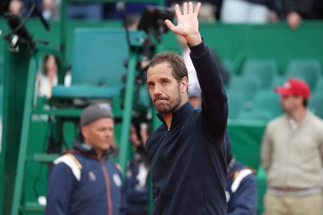 Rolex Monte-Carlo Masters PHOTOPQR NICE MATIN Dylan Meiffret ; Monaco ; 09 04 2025 ; Rolex Monte-Carlo Masters. ICI : Richard Gasquet fait ses adieux au tournoi Monaco France  Copyright: xPHOTOPQR NICExMATIN MAXPPPxDylanxMeiffretx 20250409NIM2478 20250409NIM2478