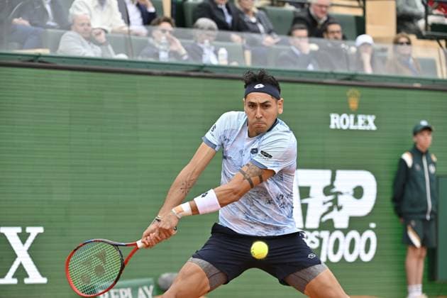 Tennis : Rolex Monte Carlo Masters 2025 - ATP, Tennis Herren - 08 04 2025 Tennis : Rolex Monte Carlo Masters 2025 - Atp - Alejandro Tabilo Monaco  Copyright: xChryslenexCaillaudx