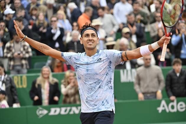 Tennis : Rolex Monte Carlo Masters 2025 - ATP, Tennis Herren - 08 04 2025 Tennis : Rolex Monte Carlo Masters 2025 - Atp - Alejandro Tabilo Monaco  Copyright: xChryslenexCaillaudx