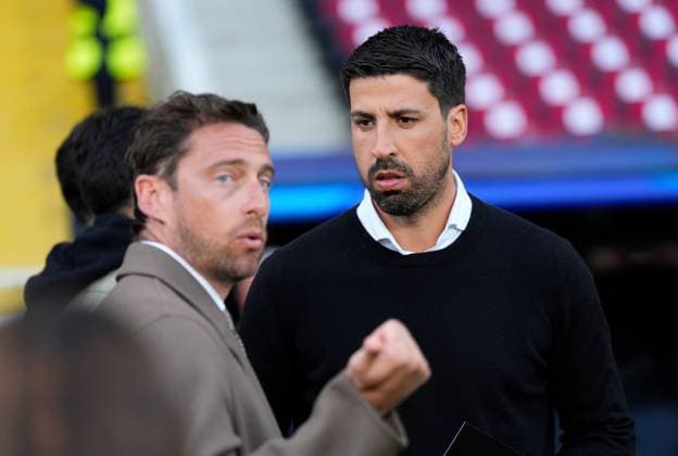 09 04 2025, xslx, Football UEFA Champions League, FC Barcelona Borussia Dortmund v l Sami Khedira UEFA REGULATIONS PROHIBIT ANY USE OF PHOTOGRAPHS as IMAGE SEQUENCES and or QUASI VIDEO Barcelona