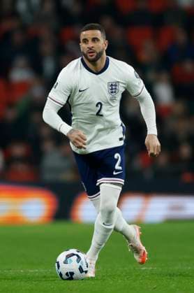 England v Latvia - European Qualifiers Group K - FIFA World Cup, WM, Weltmeisterschaft, Fussball 2026 Kyle Walker of England on the ball during the FIFA World Cup 2026 European Qualifier between England and Latvia at Wembley Stadium on March 24, 2025 in London, England. London Wembley Stadium England United Kingdom Copyright: xNigelxFrench Sportsphoto APLx 14124449