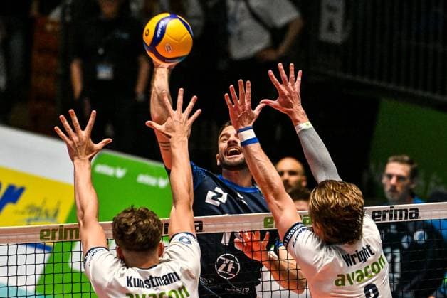 Volleyball, VBL, VfB Friedrichshafen - SVG Lüneburg
